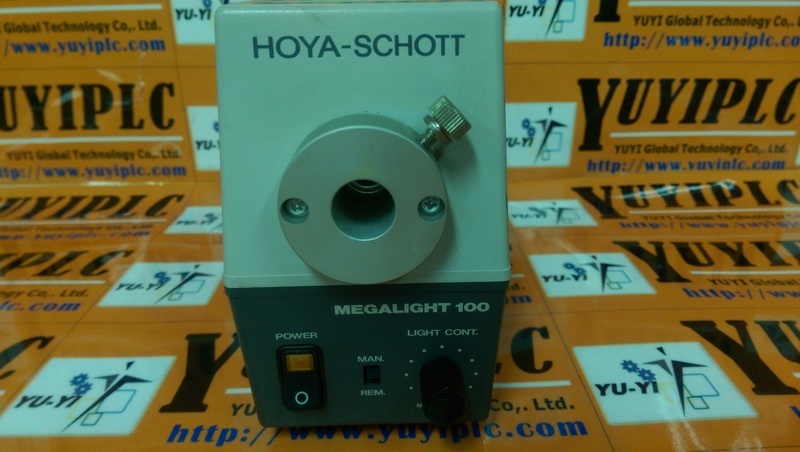 HOYA-SCHOTT MEGALIGHT 100 ILLUMINATOR LIGHT SOURCE - PLC DCS SERVO